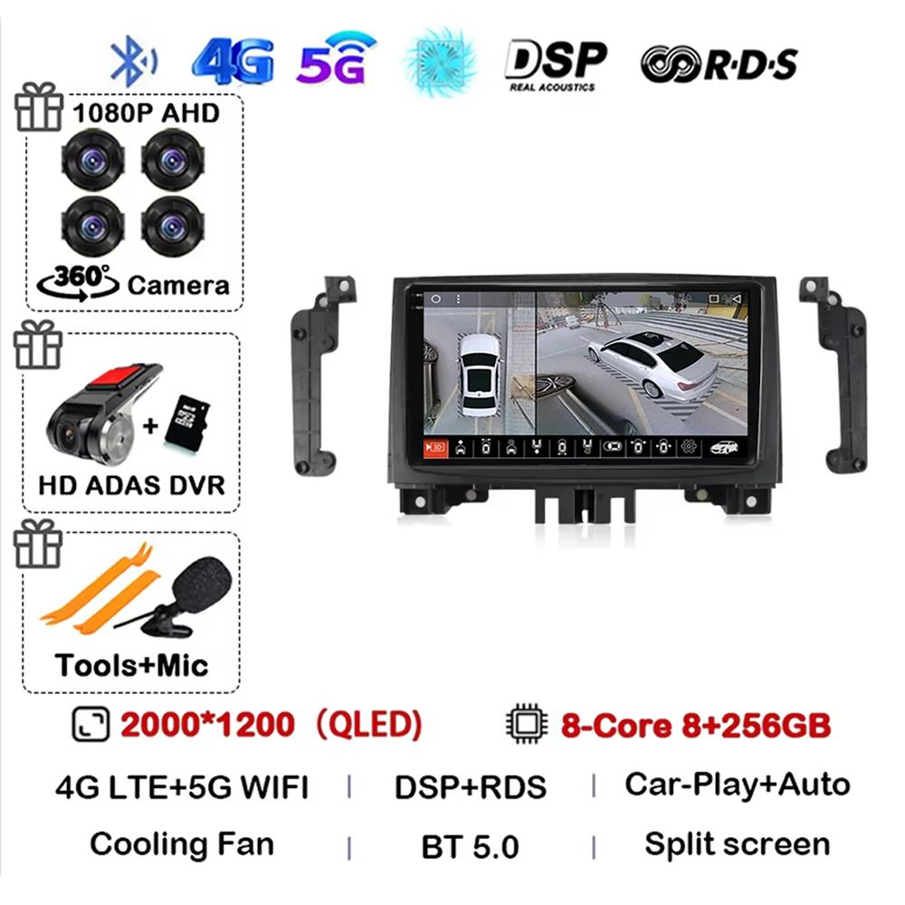 Android 14 qled для vw Craft для Mercedes Benz Sprinter 2006-2016 радиоприемник для автомобилей Android Carplay Auto 4G Wi-Fi Navegação GPS