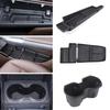 For BMW X1 U11 2023-2024 TPE Black Car Center Console Water Cup Holder Storage Box Car Interior Accessories