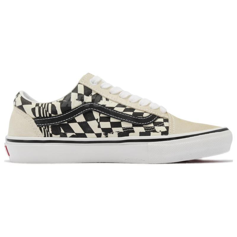Vans Skate Old Skool 'Checkerwarp Black White' Sneakers VN0A5FCB9CU