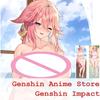 Genshin Impact Yae Miko Cosplay Pillowcase Two-sided Print Anime Dakimakura Sexy Girl Body Pillow Case Bed Decor Cushion Cover