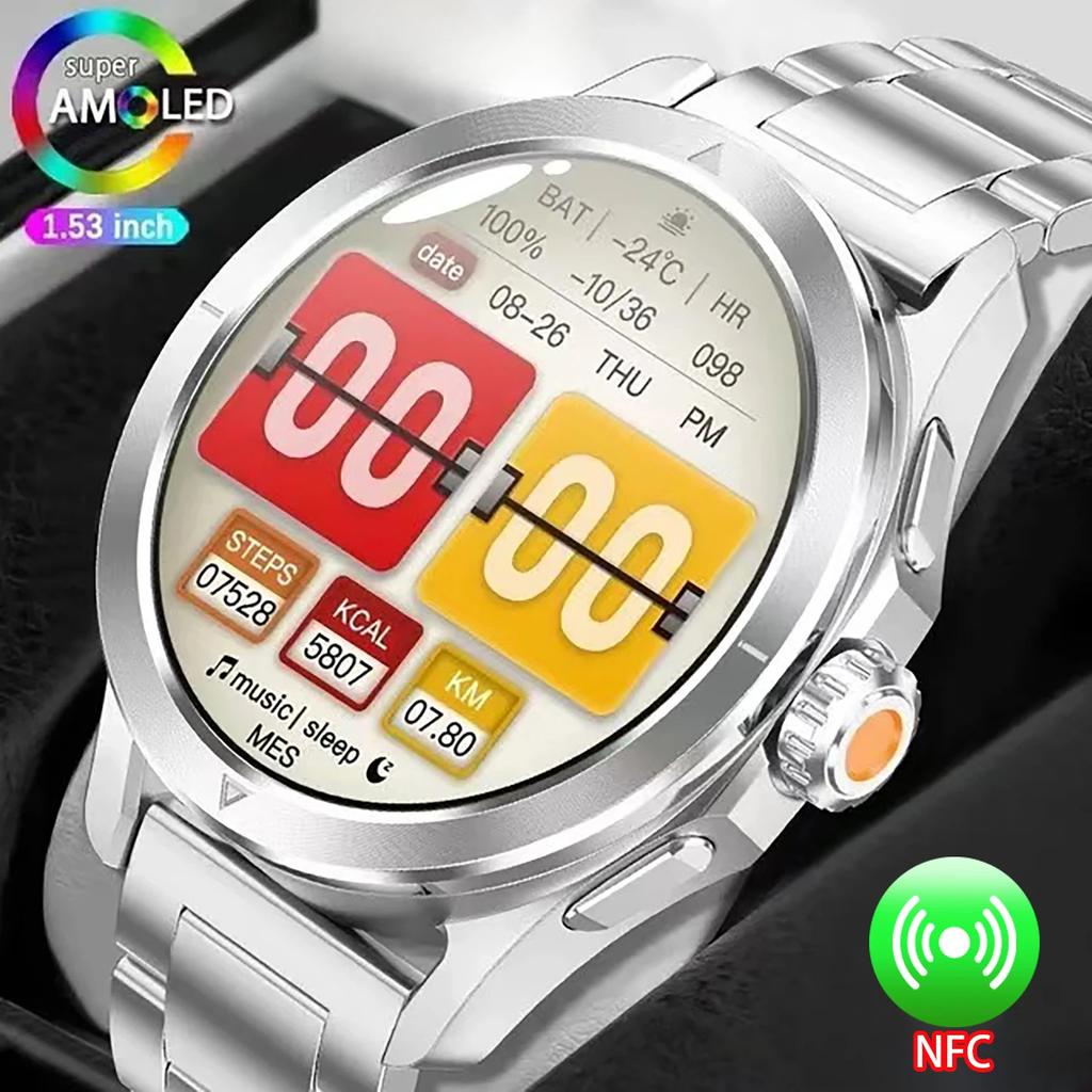 2025 Новые часы S4 Ultra Sports для мужчин, высотомер, GPS, трек, компас, NFC HD, BT, умные часы для Android IOS XIAOMI