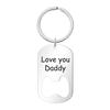 Engraved Metal Keychain Bottle Opener - Family Gift for Birthdays & Father's Day