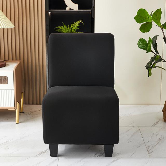 Elastic Plain Fat Sofa Chair Cover Armless Single Sofa Cover Coffee Shop All -Inclusive Fat Stool Cover For Living Dinner Room