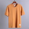 Exported to Japan Export Balance Cargo with Logo Cut off Big Sale Men Summer Factory Original Order Print Pure Cotton Pullover Short Sleeve T-shirt