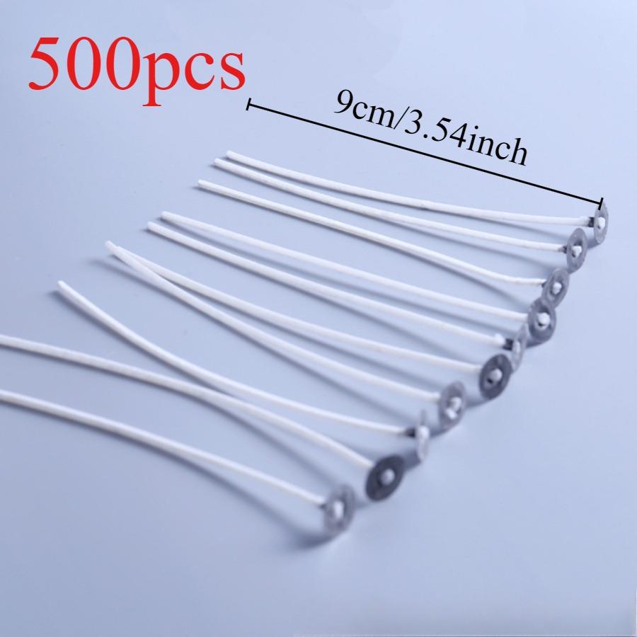 100 шт/500 шт 6,5-16 см фитили для свечей бездымный воск чистый хлопок сердечник для самостоятельного изготовления свечей предварительно вощеные фитили принадлежности для вечеринок