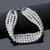 Gifts Charm Collar Beads Pendant Choker Multi-layer Pearl
