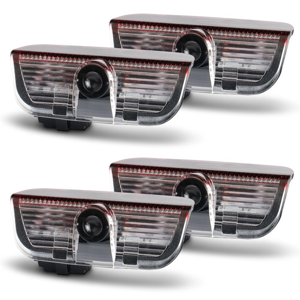 ZDVK6 2/4pcs Car Door Welcome Lights for Skoda Superb 2009 2013 2014 Superb CONBI B8/3V 2015-2024 Logo Projector Ghost Shadow Lamp
