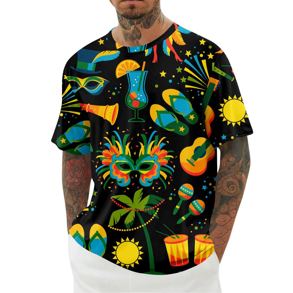 Мужская футболка, свободный повседневный топ с короткими рукавами, мужской топ с короткими рукавами