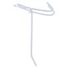 Durable 4 Inch White Grid Wall Display Hooks Metal Wall Organizers Gridwall Hooks & Hangers Wall Grid Accessories