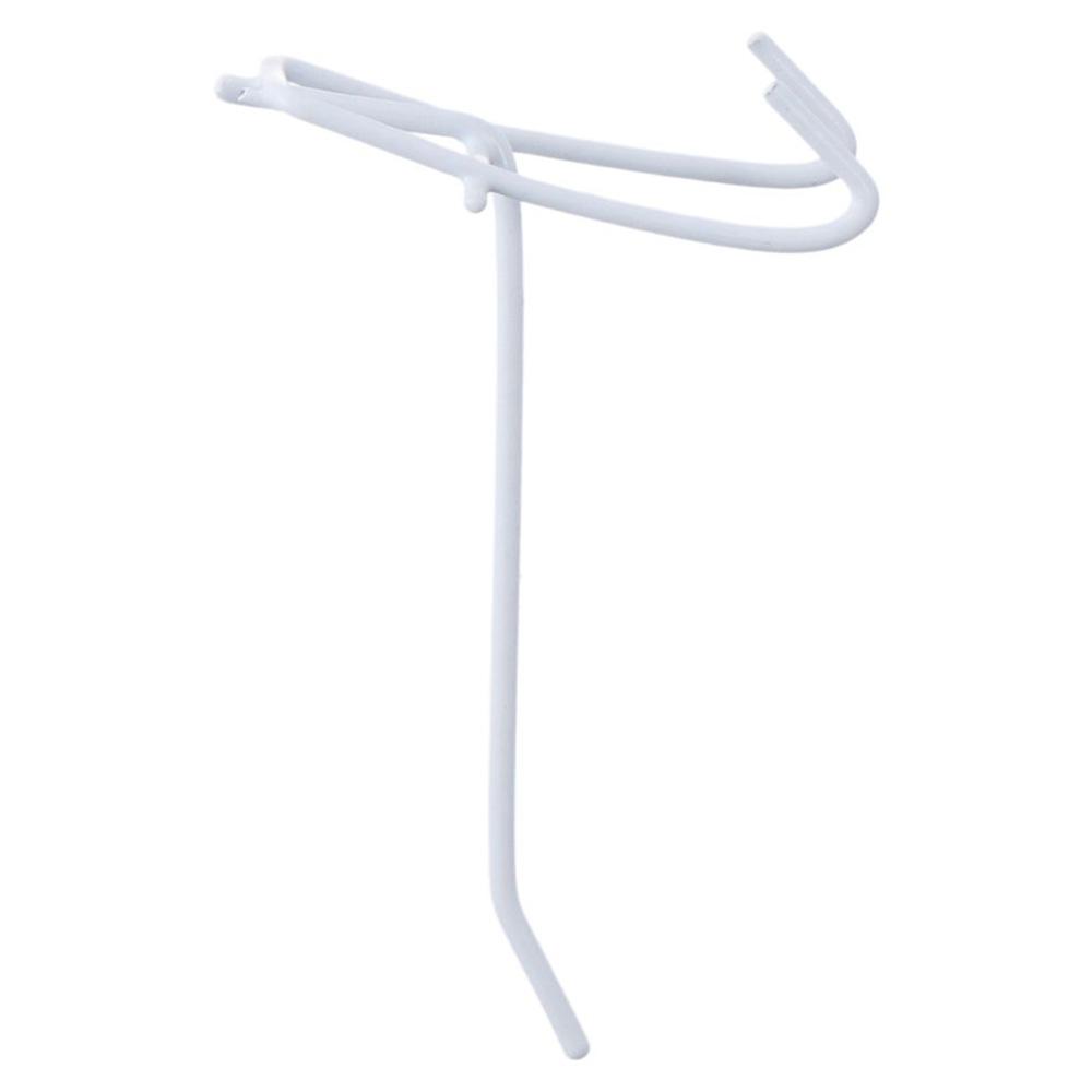 Durable 4 Inch White Grid Wall Display Hooks Metal Wall Organizers Gridwall Hooks & Hangers Wall Grid Accessories