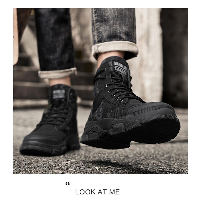 Men S Large Size Autumn Casual Martin Boots For Men