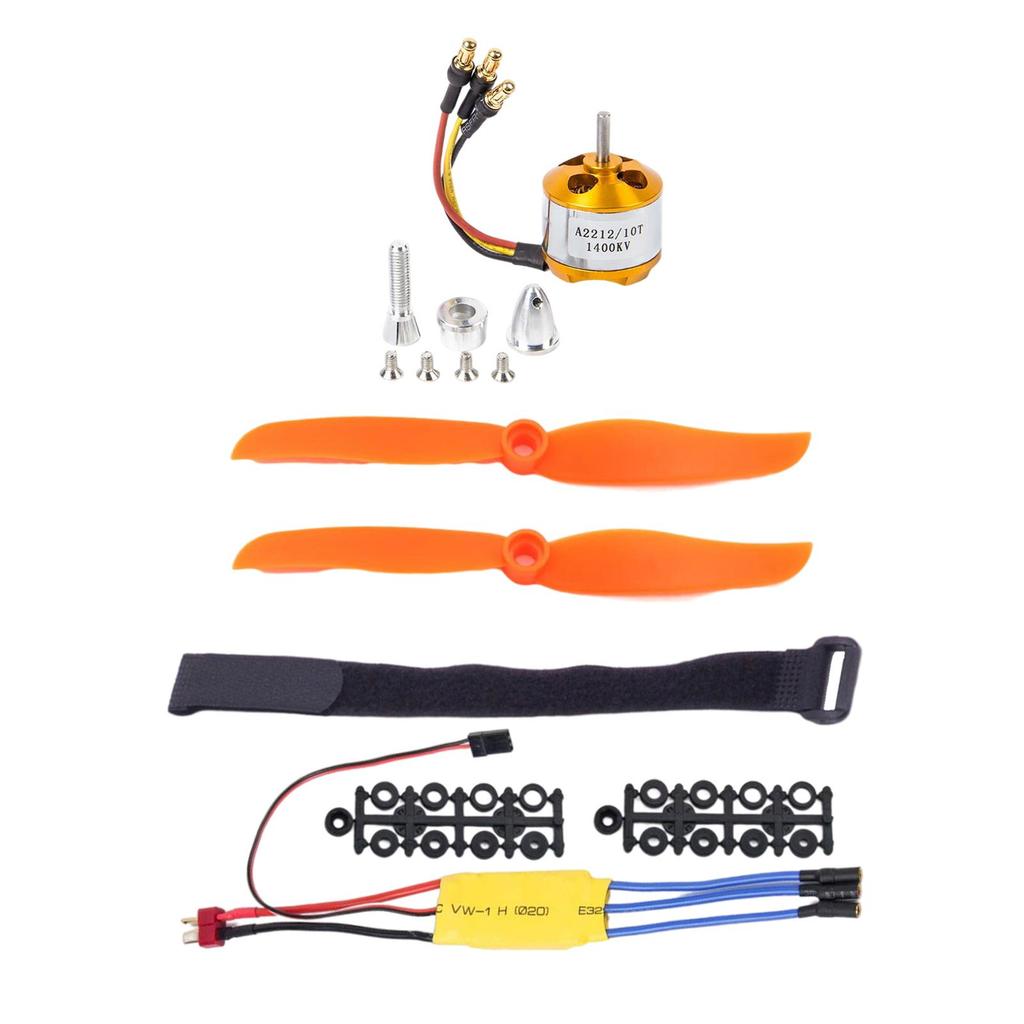 FPV Drone Brushless Motor with 8060 Propeller for RC Fixed Wing Plane DIY Accessory