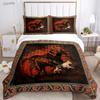 Fashion Ethnic Frame Horse Duvet Cover Comforter Bedding Set Soft Quilt Cover and Pillowcases for Teens Single/Double/Queen/King