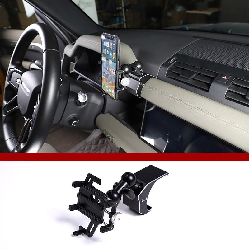 For Land Rover Defender 90 110 2020-2026 Car Mobile Phone Holder Multifunction Holder GPS Navigation Bracket Car Accessories