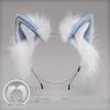 Повязка на голову из искусственного меха лисы с кошачьими ушками, плюшевая повязка на голову для ролевых игр, нарядная, ручная работа