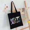 Anime Attack On Titan Fashion Punk Shopper Bag Harajuku Large Capacity Gothic Teenager Tote Bag Vintage Casual Women Canvas Bag