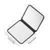 Foldable Makeup Mirror Mini Square Makeup Vanity Mirror Portable Hand Mirrors Double-Side Compact Mirror Pocket Cosmetic Mirrors