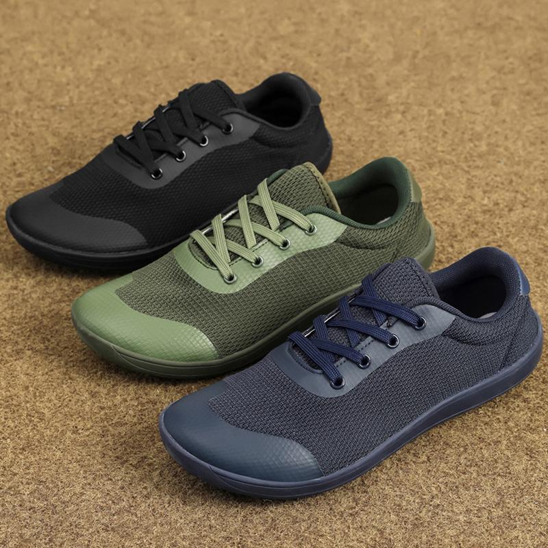 Модные новые унисекс широкие туфли дышащая сетка мужские босые туфли с широким носком брендовые балетки мягкие нулевая подошва кроссовки с широким носком большой размер