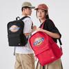 Dickies Large Logo Print Versatile Zipper Backpack Unisex Backpack Black 173U90LBB99BK01
