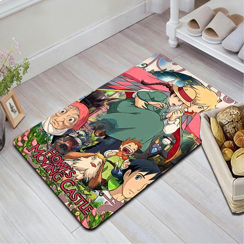 Howl's Moving Castle Rug Floor Mat for Living Room or Bedroom Soft and Comfortable Carpet a Gift for Birthday and Holiday.NFF0928074