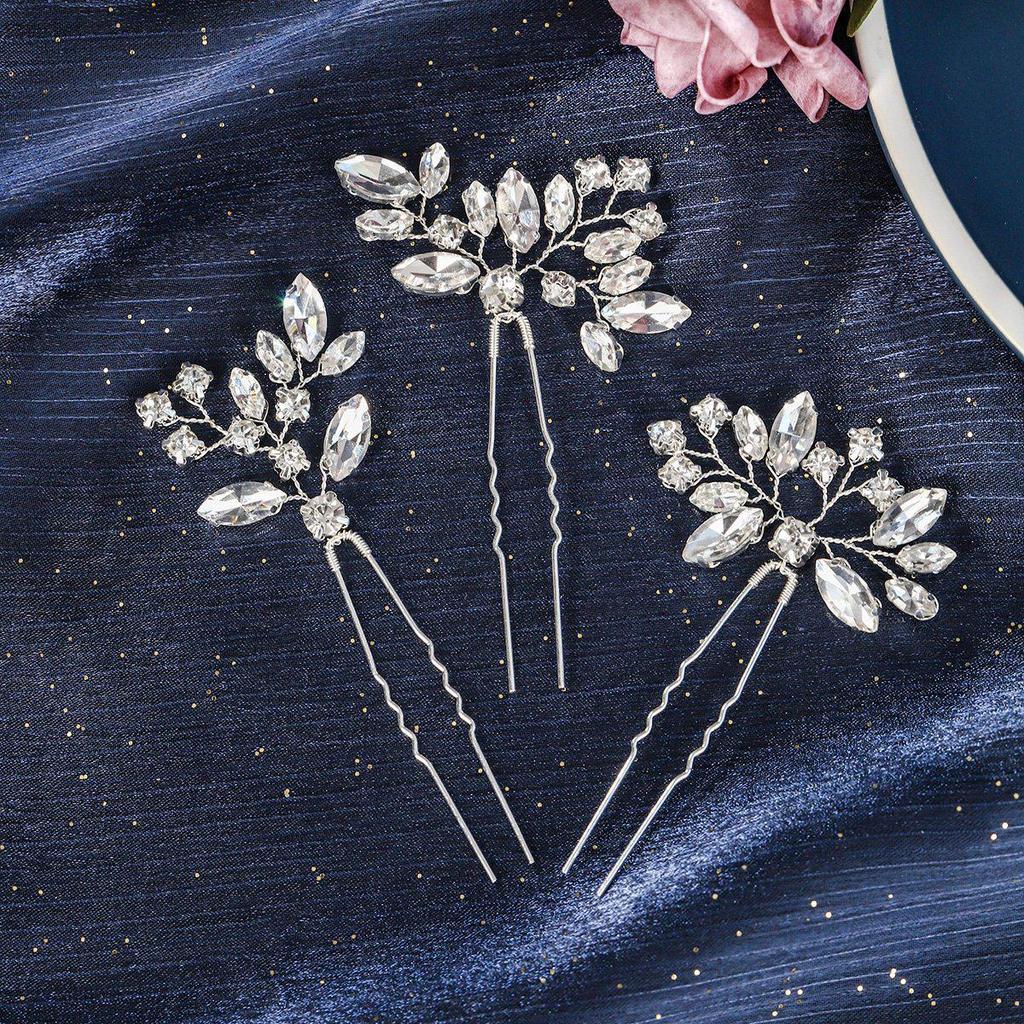 Сделанный вручную свадебный гребень для волос с цветком из жемчуга и страз и листьями