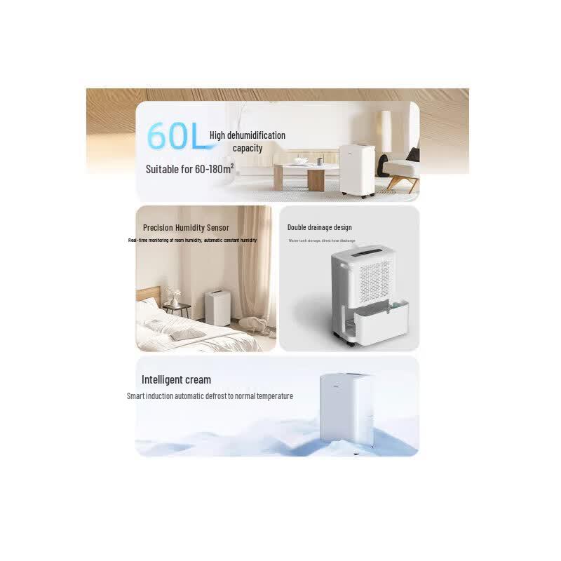 Haier CF60-HAE 60л Бытовой осушитель и сушилка для одежды Вилка CN (адаптер в комплекте)