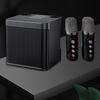Портативная караоке-машина с Bluetooth, двумя беспроводными микрофонами и функцией изменения голоса.