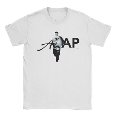 AAsap RRocky Футболка Пляжная Новинка Футболки Унисекс Хлопок Круглый Вырез Большой Размер Одежда С Коротким Рукавом Винтажная Футболка
