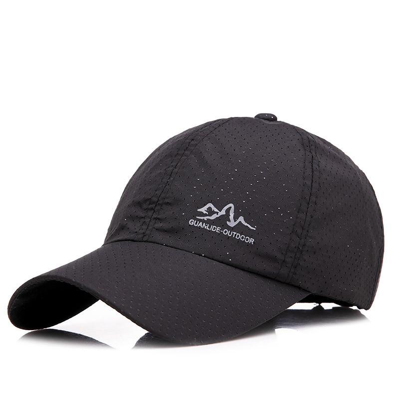 Stylish Korean Baseball Cap With Wide Brim And Quick-dry Fabric For Spring Outings
