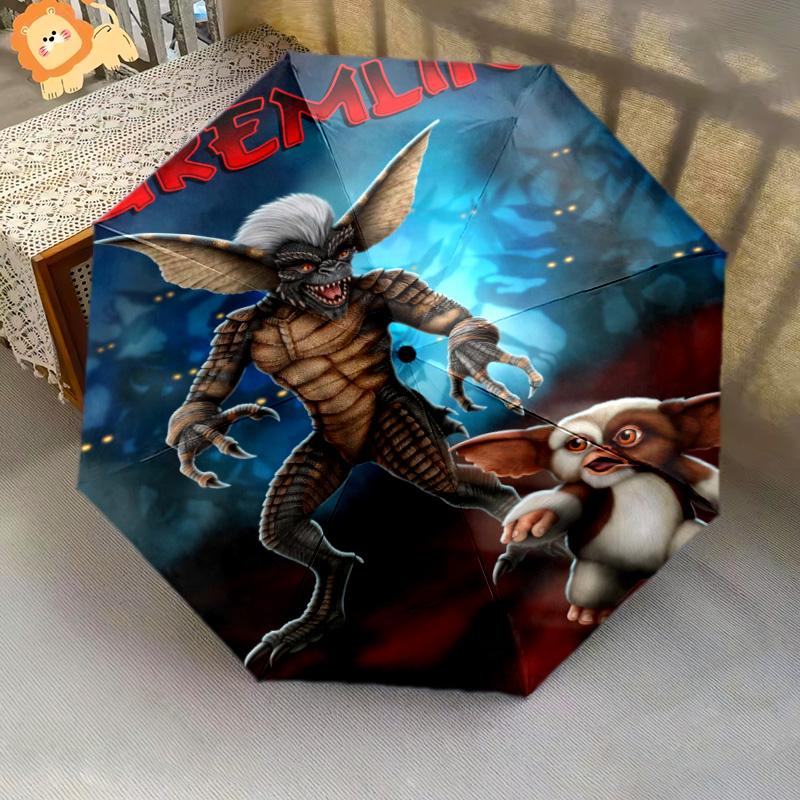 Gremlins: Chaos Helmet Folding umbrella Umbrella Portable travel Three folds Umbrella