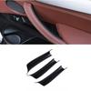 3pcs ABS Carbon Fiber/Black/Beige Car Inner Door Handle Cover For BMW X5 F15 F16