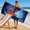 Et Print Beach Towel, Large Soft Quick Dry Towel for Beach Camping Swimming