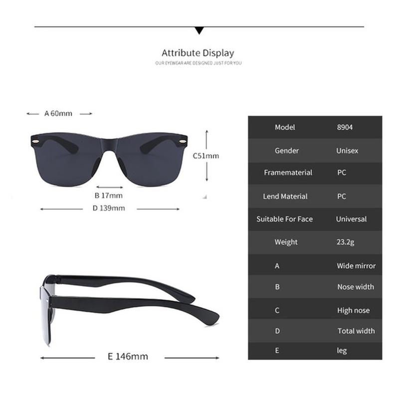 Женские цветные солнцезащитные очки