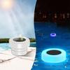 Solar Pool Chlorine Floater with Light Chlorine Tablet Floater Pool Chlorine Dispenser Colorful Light Chlorine Floater for Hot Tub
