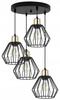 Hanging Lamp, Ceiling Chandelier, Wire Shade, Led