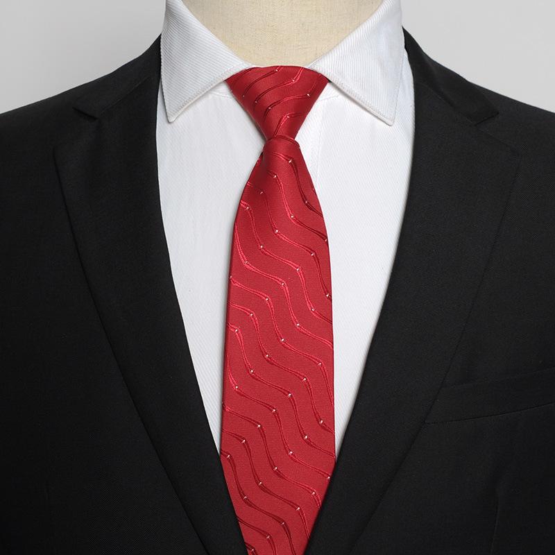 Lazy Zipper Tie Men's Formal Business Professional Easy Pull 8c Suit Blue Groom Wedding