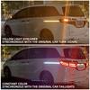 2 шт. 27-дюймовый светодиодный стример трековый свет для Honda ODYSSEY двухцветный автомобильный динамический бегущий указатель поворота боковой габаритный огонь 12 В авто