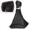 Skoda Octavia II 07-14 gear shift knob + gaiter with frame ECO LEATHER 6 SPEED
