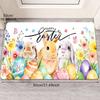 1Pcs Anti Fatigue Kitchen Rugs,   Bunnies Print Waterproof Non-Slip Thick Cushioned Kitchen Mat Heavy Duty Comfort Standing Mat for Kitchen