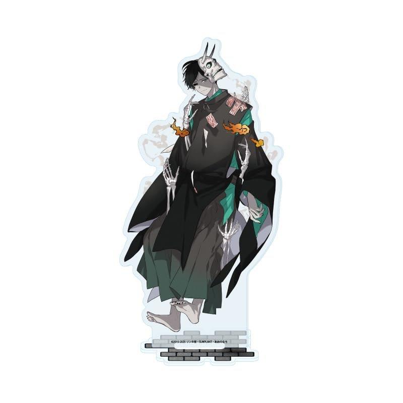 A3 Gokutoh Jihen Kigetsu Oni Mask Ver. Acrylic Stand Newly Drawn Illustration Anime Character Display