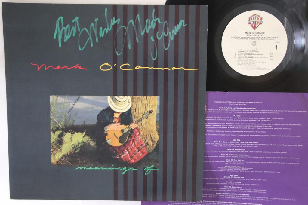 Виниловая пластинка MARK O'CONNOR - Meanings Of 125353 WARNER BROS 1986 США Кантри Б/у