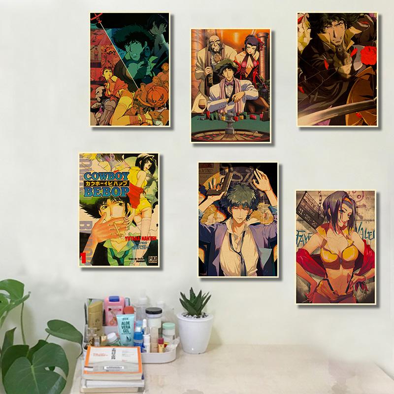 Cowboy Bebop Wall Decor Poster Wall Art Picture Wall Decor Canvas Painting Living Room Home Decoration Print Room Decor