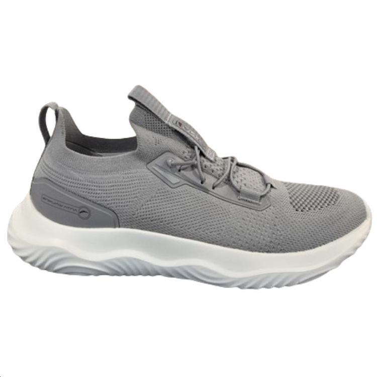 Anta Cushioning Slip Resistant Abrasion Resistant Low top Training Running Shoes Men's Gray 112437701-3