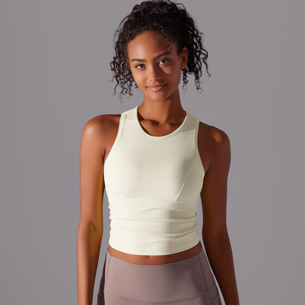 Nessaj Женские спортивные майки без рукавов для тренажерного зала и фитнеса, уличная одежда, повседневный жилет для бега