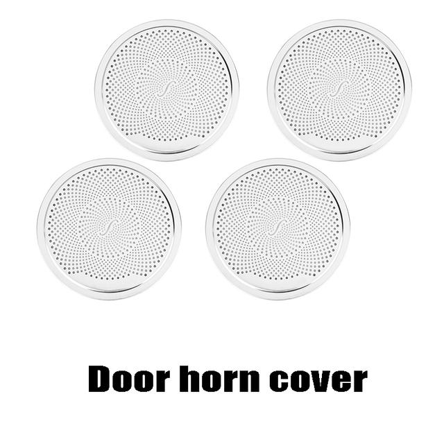 Автомобильный стереодинамик с левым рулем и правым рулем, наклейка на дверь, чехол для BMW X5 E70 F15 2008-2018, отделка из нержавеющей стали, автостайлинг, авто