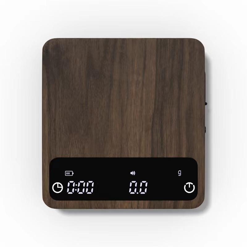 Basic Kitchen Digital Display Scale Black Mirror Nutrition Food Scale Coffee Weight Measurement Electric 2kg Maximum