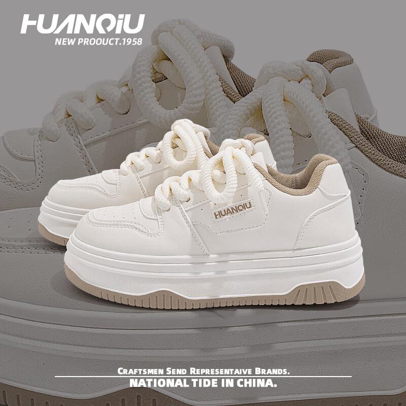 Глобальные ZHQ68018 маленькие белые туфли женские летние тонкие женские туфли студенческие универсальные на толстой подошве увеличивающие рост сетчатые дышащие кеды