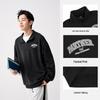 361° Men's Casual Half-Zip Fleece Pullover Stand-Collar Sweatshirt