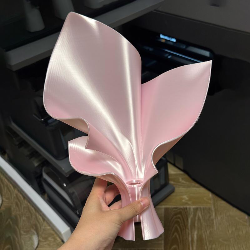 Ваза для цветочного букета в скандинавском стиле 3D-печать Креативное настольное украшение Современное искусство Неправильная ваза для цветов Офис