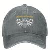 NEW Masters Hammer Ritual Black Metal Baseball Cap YK Hip Hop Dad Hat with Intricate Graphic Design Lightweight Breathable